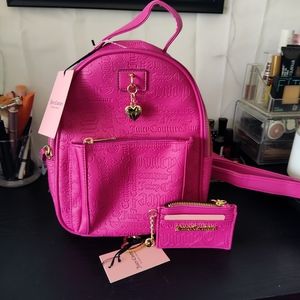 Juicy Couture Backpack + Card Holder